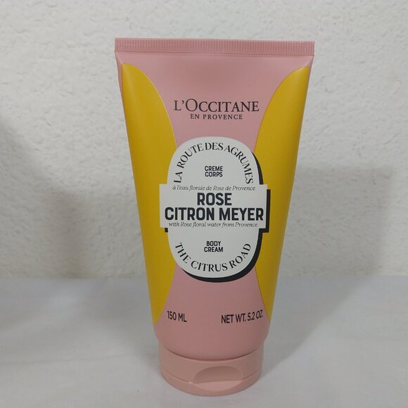 L'Occitane Limited Edition ROSE CITRON MEYER Body Cream 150ML NEW - Picture 2 of 5